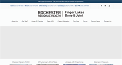Desktop Screenshot of fingerlakesorthopedics.com